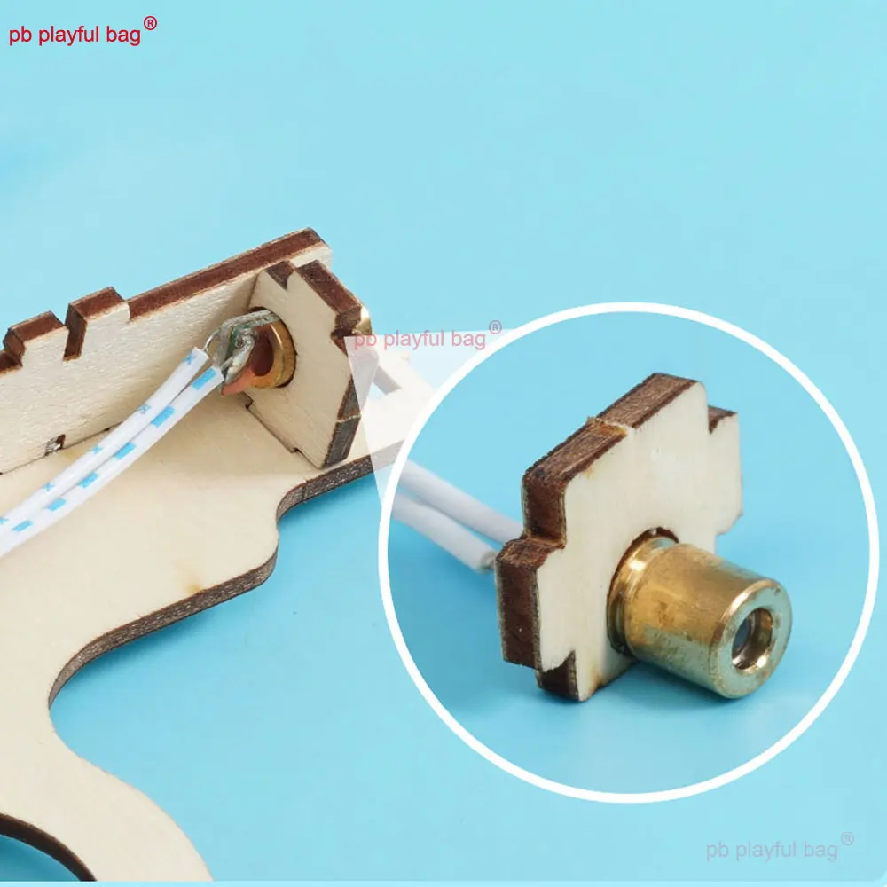 DIY Manual Assembly Model Laser Gun Target STEM Science Building Blocks Assembly Material Package Puzzle Toy Kids Gifts UG374