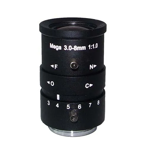 

1/3" 2 Megapixel Manual Iris Lens 3-8mm CS for Golf Screen Game