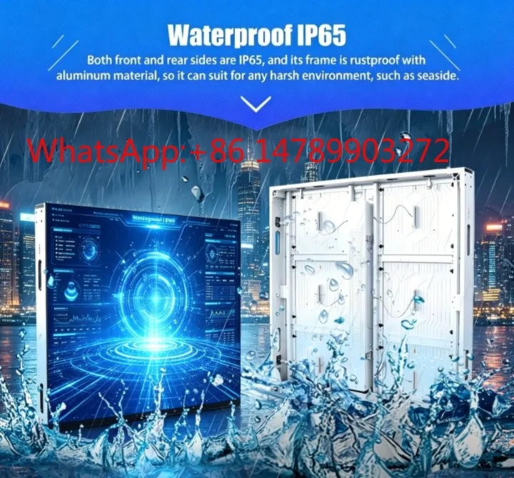 

High Contrast Outdoor Fixed LED Video Wall IP65 Waterproof 4K HD High Brightness Screen for Commercial Publicity Display