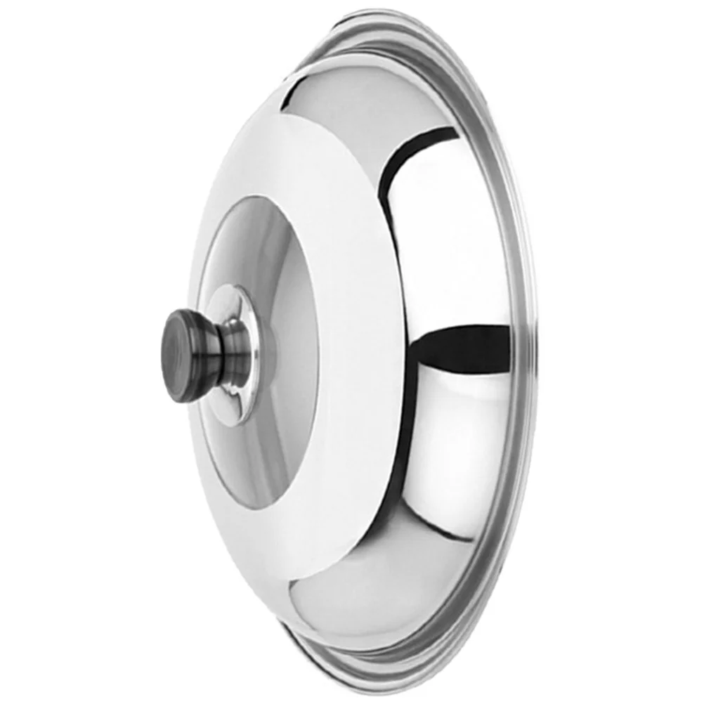 

Stainless Steel Pot Lid with Transparent Glass Top for All Kinds of Pots and Pans Anti-Scald Handle Kitchen Supplies