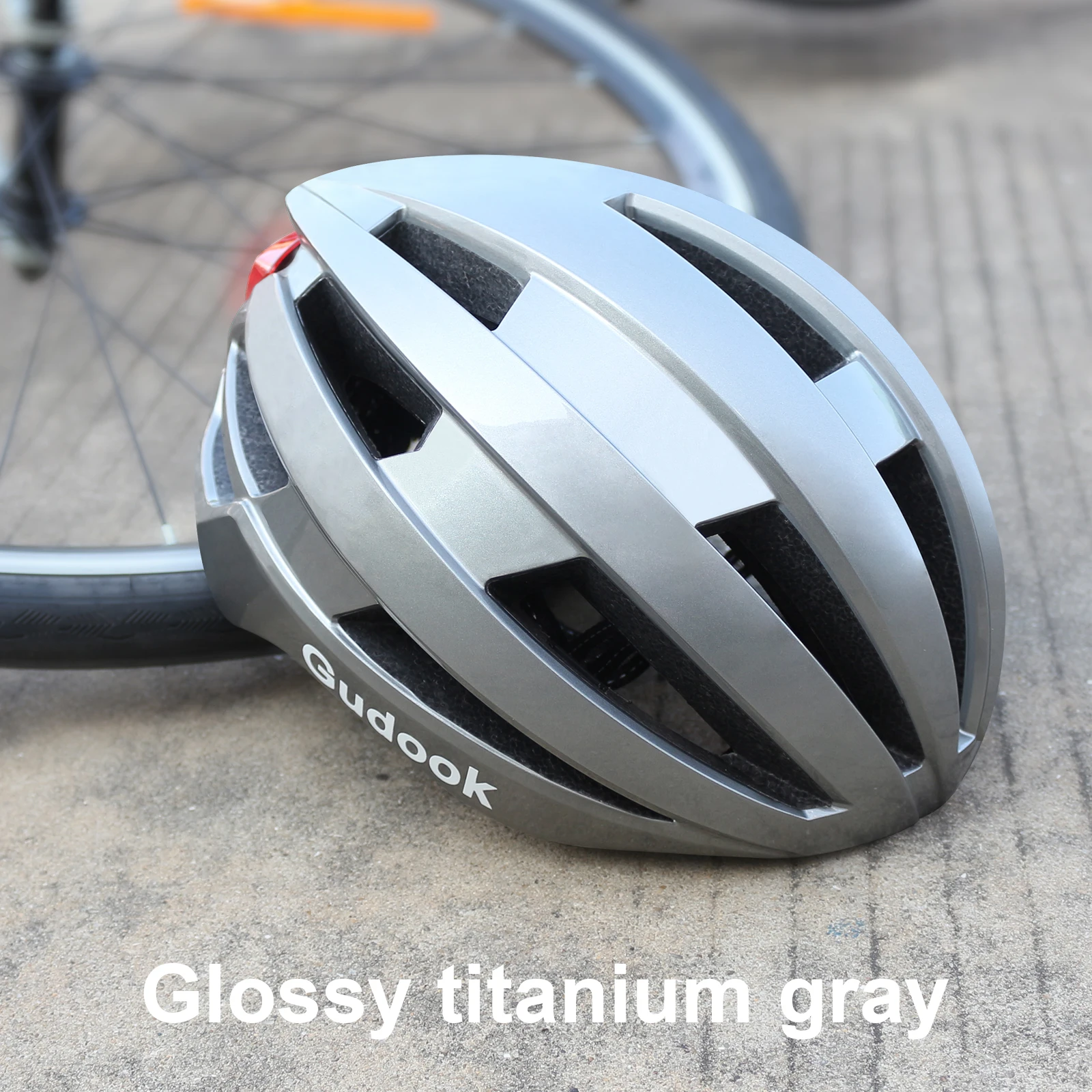 Fahrradhelm für Erwachsene mit wiederaufladbarem USB-Rücklicht – leichter Fahrradhelm für Männer und Frauen, verstellbarer Radfahren, Rennradfahrer – Detail 12