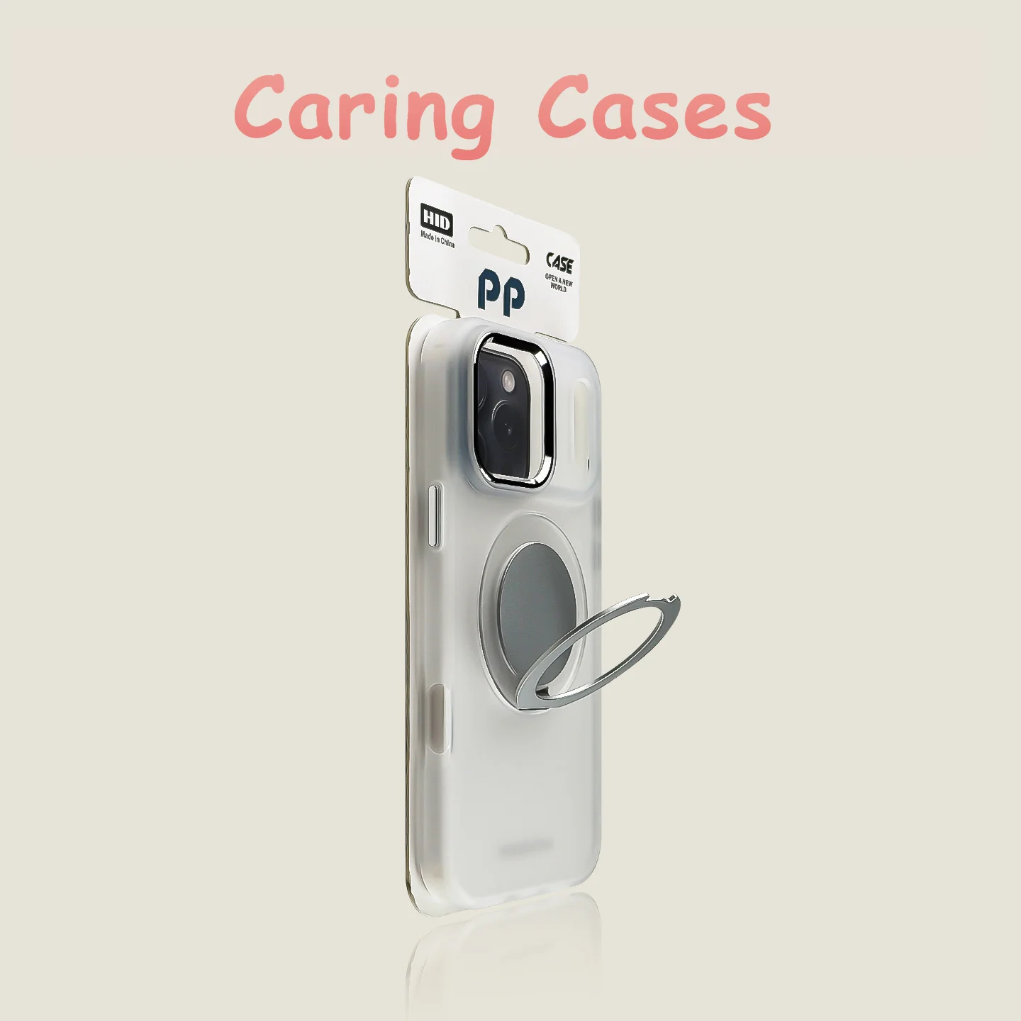 

Чехол для iPhone 17 Pro Max, белый чехол с вращающейся подставкой, матовый чехол премиум-класса для пары, совместимый с iPhone 16, 15, 14, 13