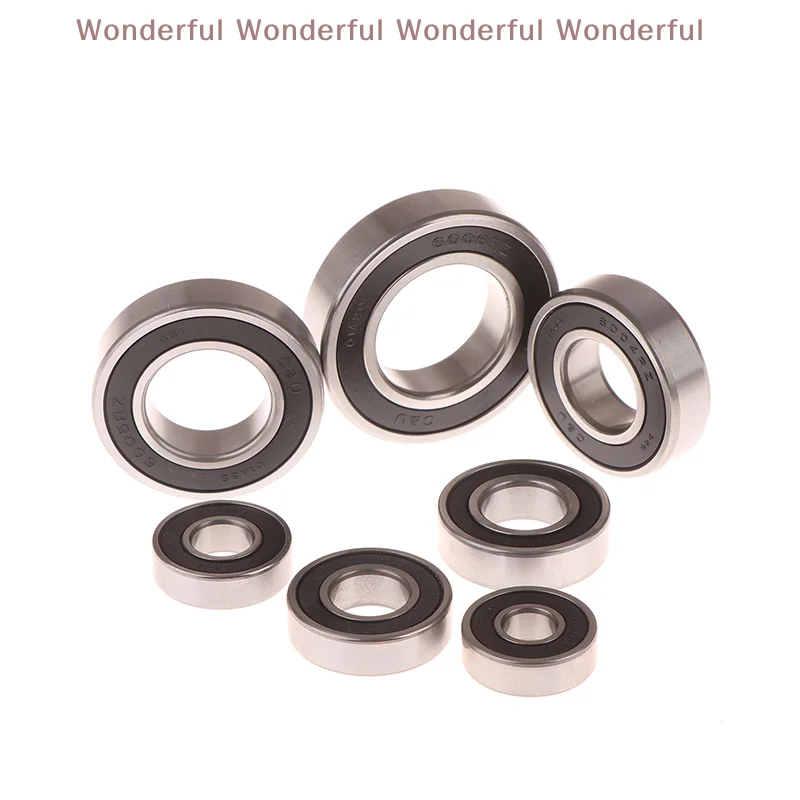 

Long-Lasting Double Sealed 2RS Bearings 6000RS, 6001RS, 6002RS, 6003RS, 6004RS, 6005RS Package of 2