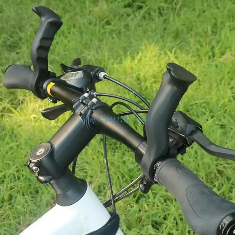 

P9FC Mountain Bike Deputy Handle Nylon Handle Bar End Grips with End Plug Enduring