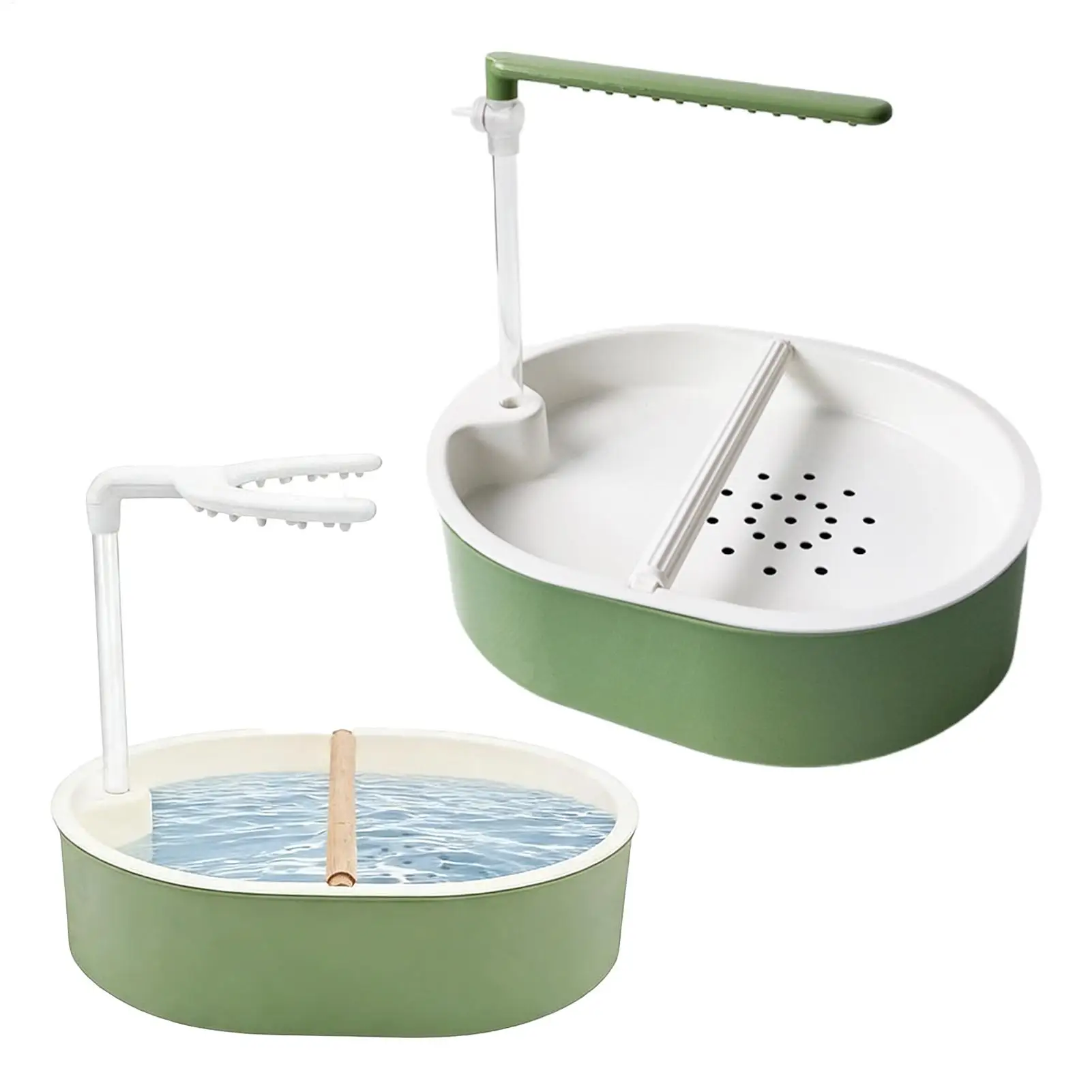 Automatic Bird Bath Pet Parrot USB Powered Bathtub Parrot Bath For Cage Indoor Parakeet Parrot Finch Cockatiel Conure Lovebird