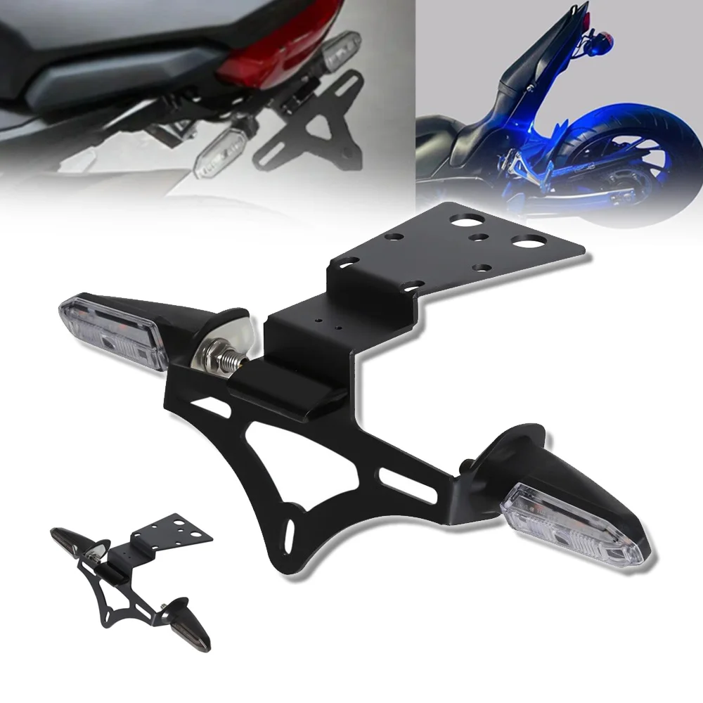 

Tail Tidy Rear Fender Led Indicators Turn Signal For Honda CBR 650F CB650F 2014 2015 2016 2017 2018-2024 License Plate Holder