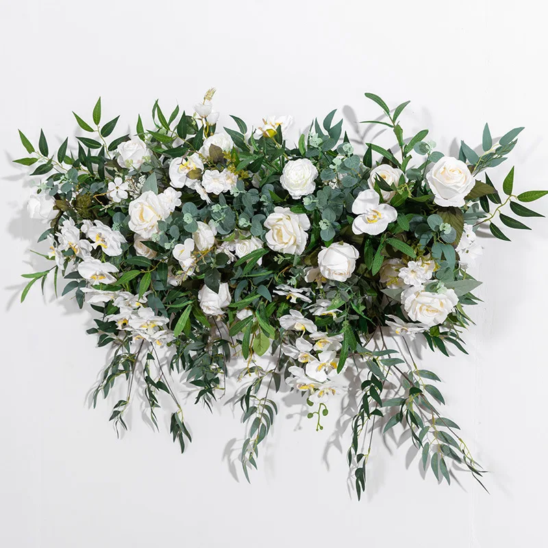 Simulation wall hanging flower wedding background wall decoration hanging row flower window