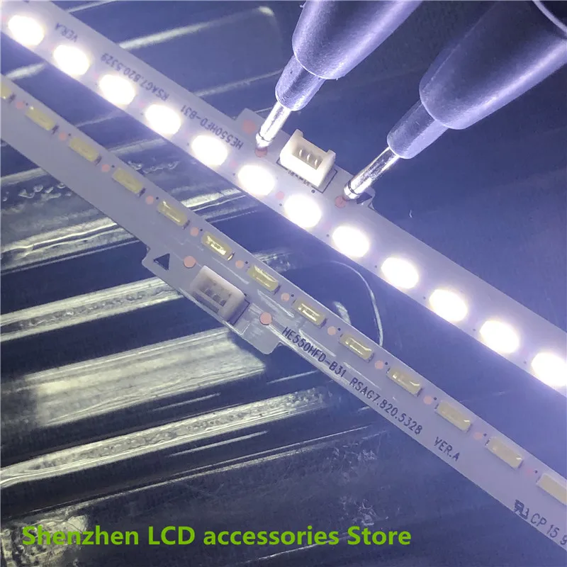 PER Hisensor LED55K600X3D HE550HFD-B31 SSY-1125186-A 55 pollici uso di alluminio 100% nuovo LCD TV retroilluminazione bar 54LED 337 MILLIMETRI