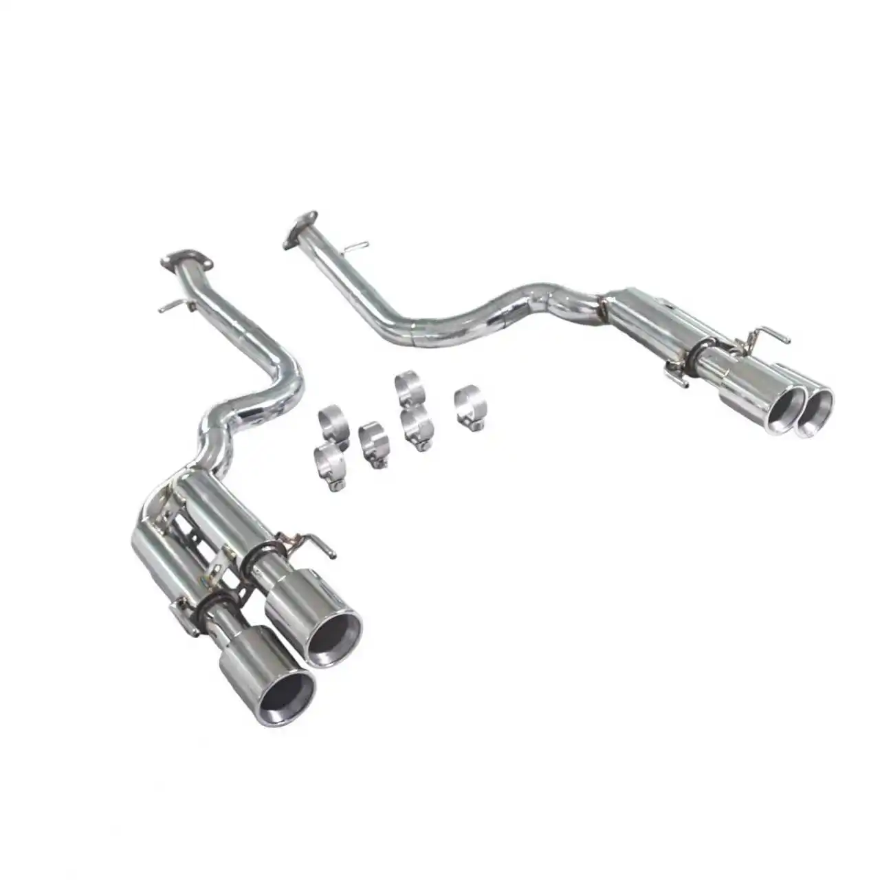 GFC exhaust/for 19 models of Lexus RCF GSF 5.0L catback stainless steel with resonator performance exhaust quad
