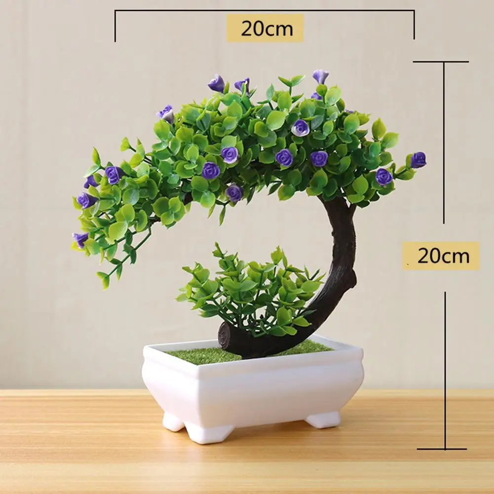 人工植物盆栽プラスチック小さな木ポット偽の植物花の鉢植えの家の部屋のテーブルの庭の装飾のための装飾品