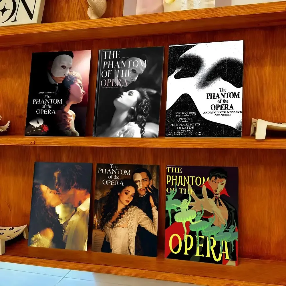 The P-Phantom Of The O-Opera Poster HD Self-adhesive Waterproof Paper Sticker Suitable For Living Rooms Bedrooms Home Decor