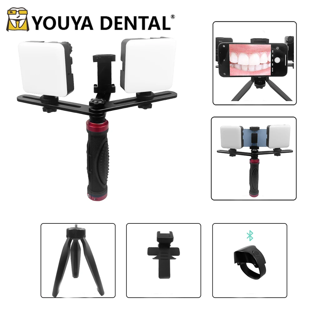 

Dentist Treatment Light Brightness Adjustable Oral Filling Flash Light Mobile Phone Dental Photography LED Lamp Dental Equipment