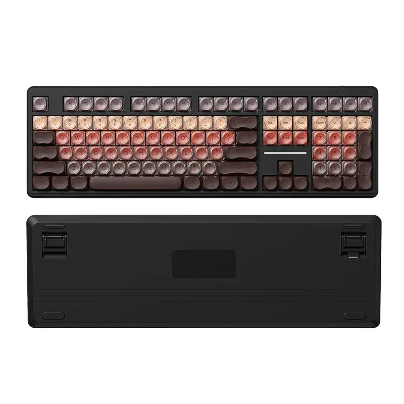 Liquid foundation wireless three-mode keyboard, mechanical feel girls office high value