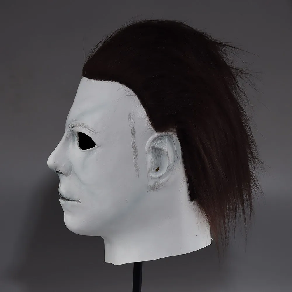 1978 Halloween Michael Myers Latex Helmet Mask Cosplay Horror Bloody Killer Evil Demon Carnival Dress Up Party Costume Props