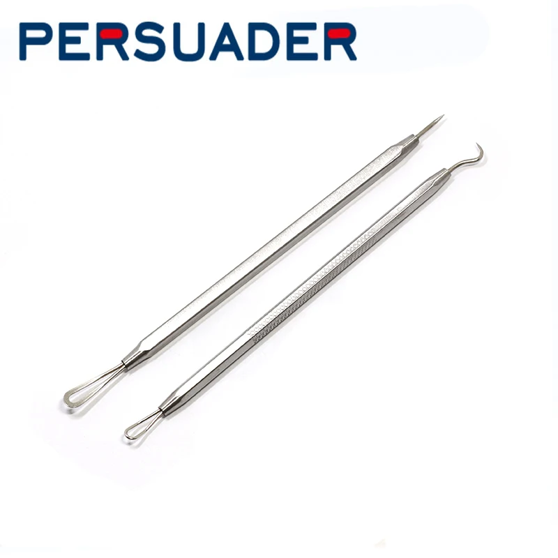 Persuader 2optional styles fly tying bodkin tools straight tip&hooked tip premier steel material durable fly tying tools