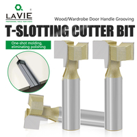 LAVIE 1pc 1/2 Shank T-Slot Cutter Router Bit T Slotting Milling Cutter Alloy Steel Profession High for Wood Woodworking Tool
