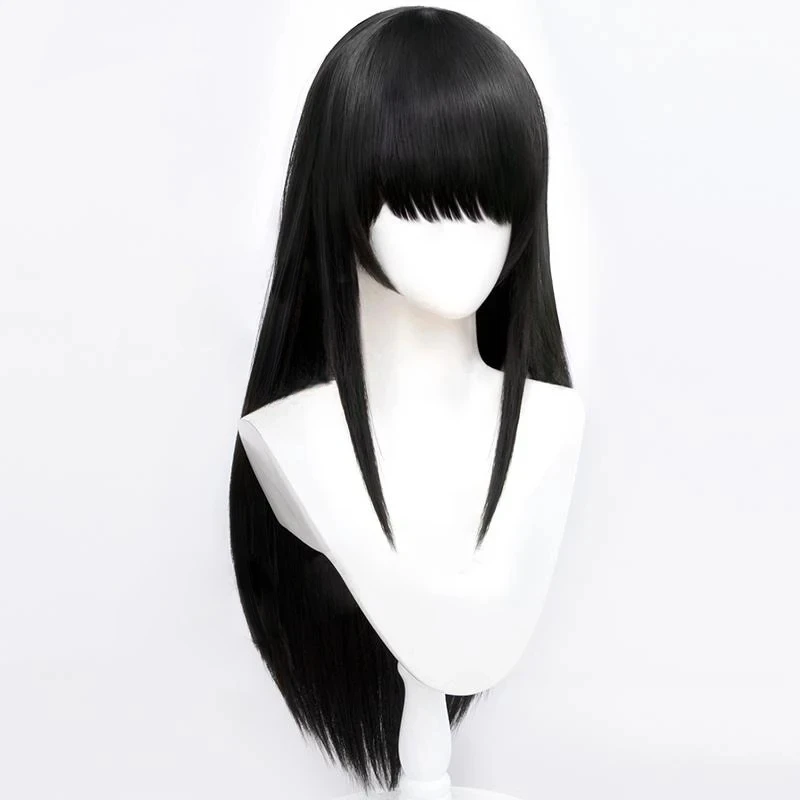 Anime Sakamoto Days Osaragi Cosplay Wig Black Long Straight Synthetic Hair Assassin Taro Sakamoto Halloween Party for Women