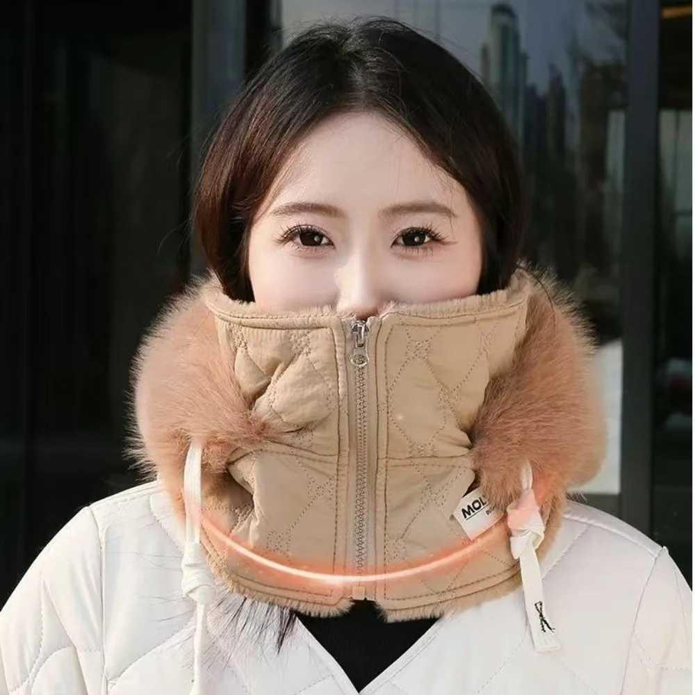 Soft Thick Winter Balaclava Hat Fleece Lined Cute Ear Full Face Neck Warmer Keep Warm Ear Protection Hooded Cap Winter