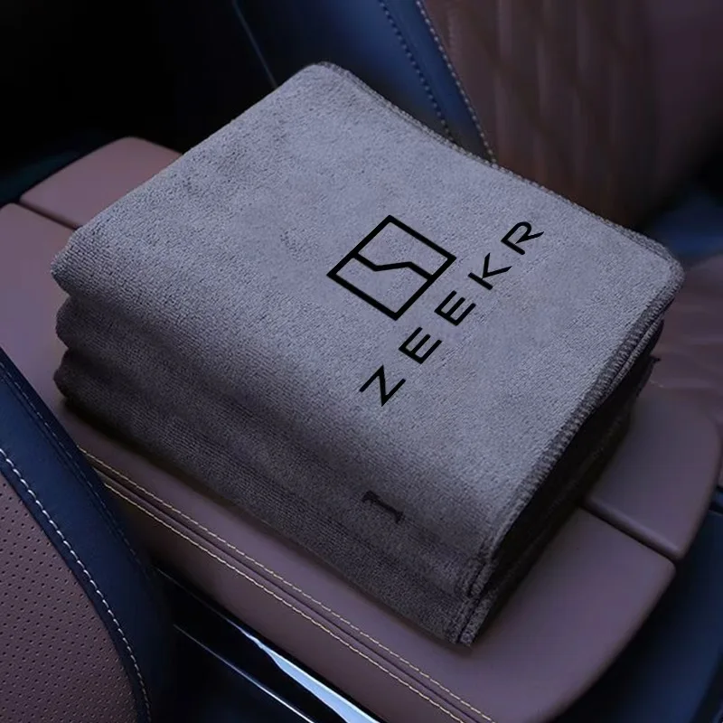 New Microfiber Car Wash Towel Cleaning Drying Cloth For Zeekr Krypton 001 07 009 2025 Zeekr X 7X