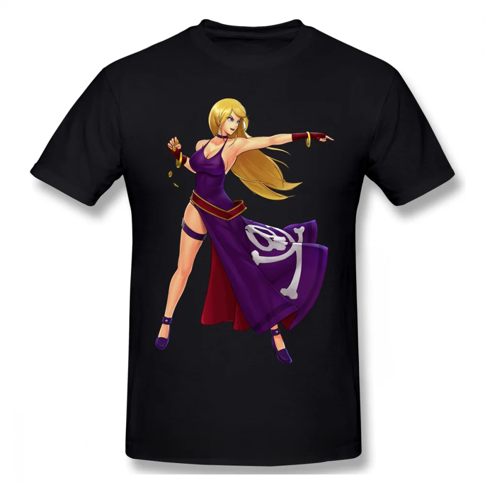 New Summer Jenet T-Shirts Cotton The King Of Fighters Rugal Bernstein Terry Bogard Fighting Games Ofertas Men TShirt