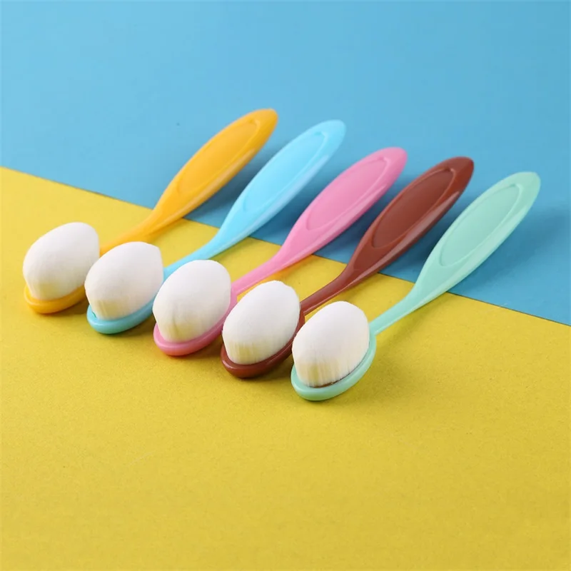 10pcs/set Smooth Colorful Contour Blending Makeup Brushes Set Card Making Painting Drawing Craft Ink Blending Brushes Set