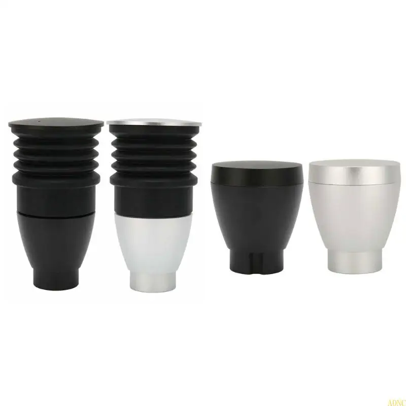 

A0NC Coffee Blowing Bean-Bin Alloy Silicone Coffee Grinder Manually Press Grinder General for-Eureka Purpose Bean-Bin