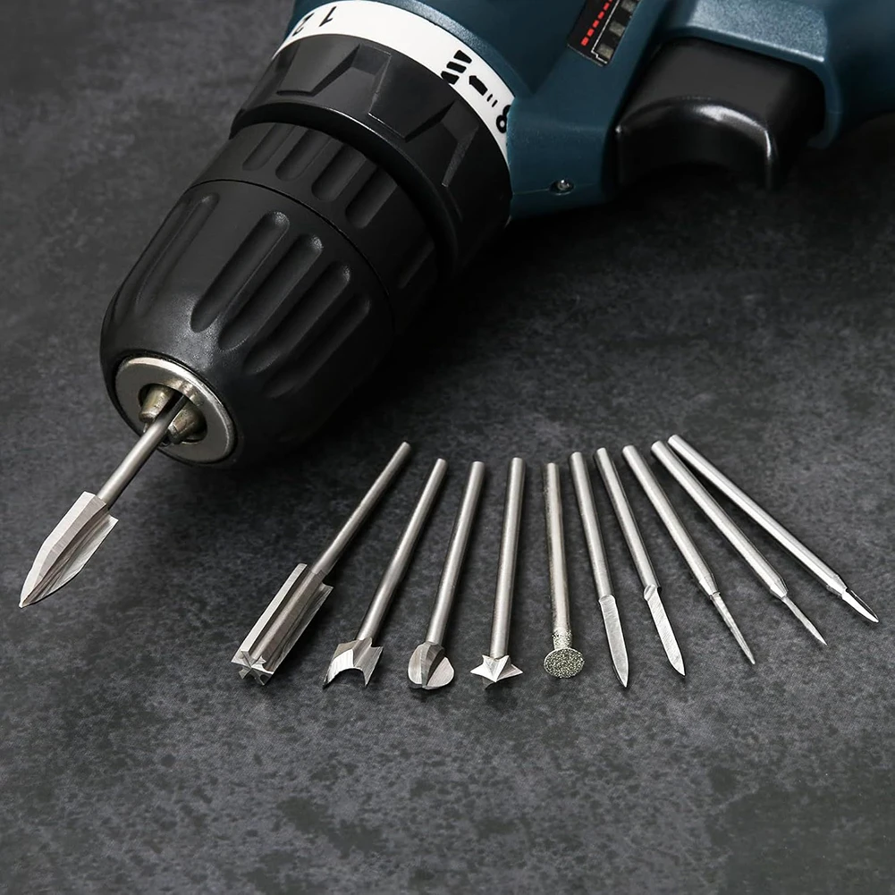 Drill Bit 1 8 Inch Shank 1 8 Inch Shank Intricate Wood Processing Pet House Construction Compatible With Rotary Tools