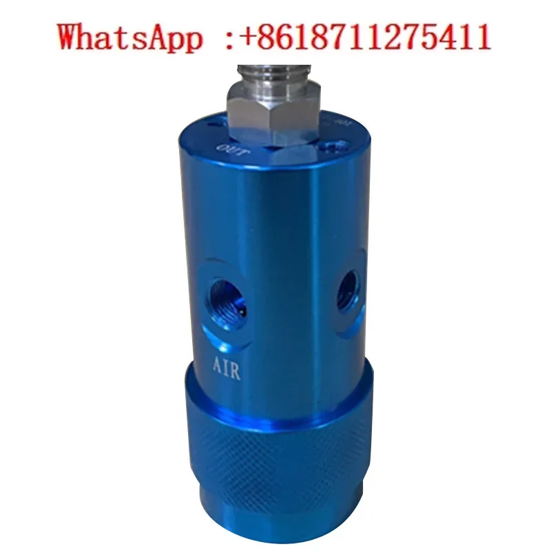 Automatic color changing pneumatic three-way paint reversing valve for paint reflux valve