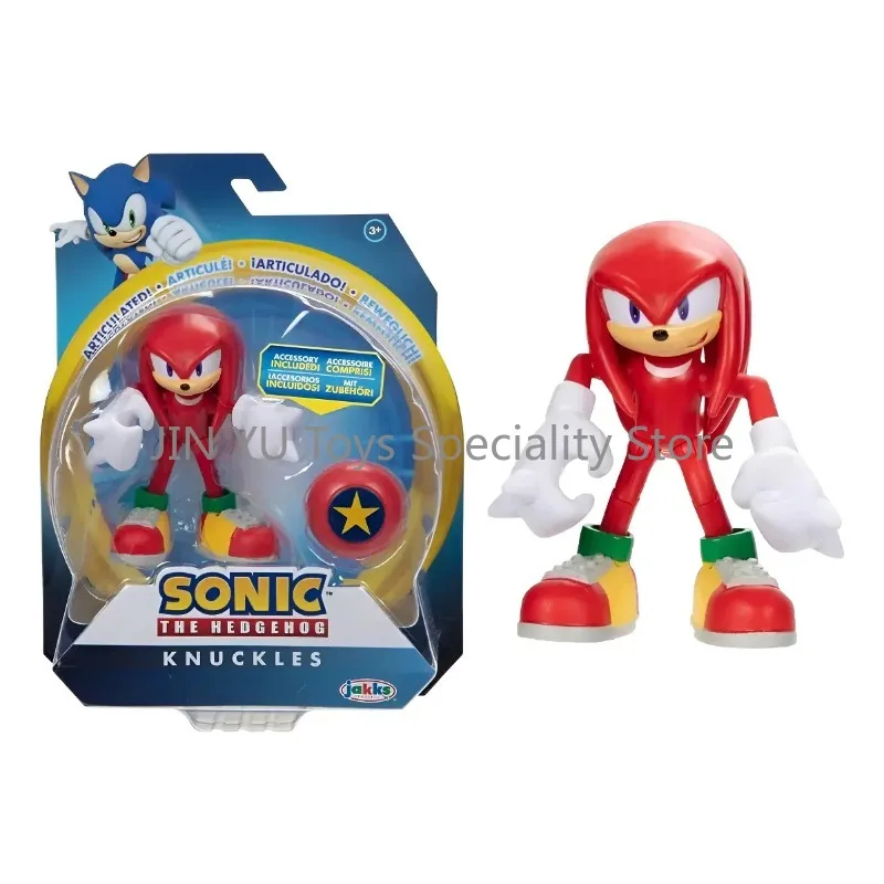 

Original Sonic The Hedgehog 4 Inch Action Figure Classic Anime Character Collectible Model Exclusive Accessories Diamond Kid Toy