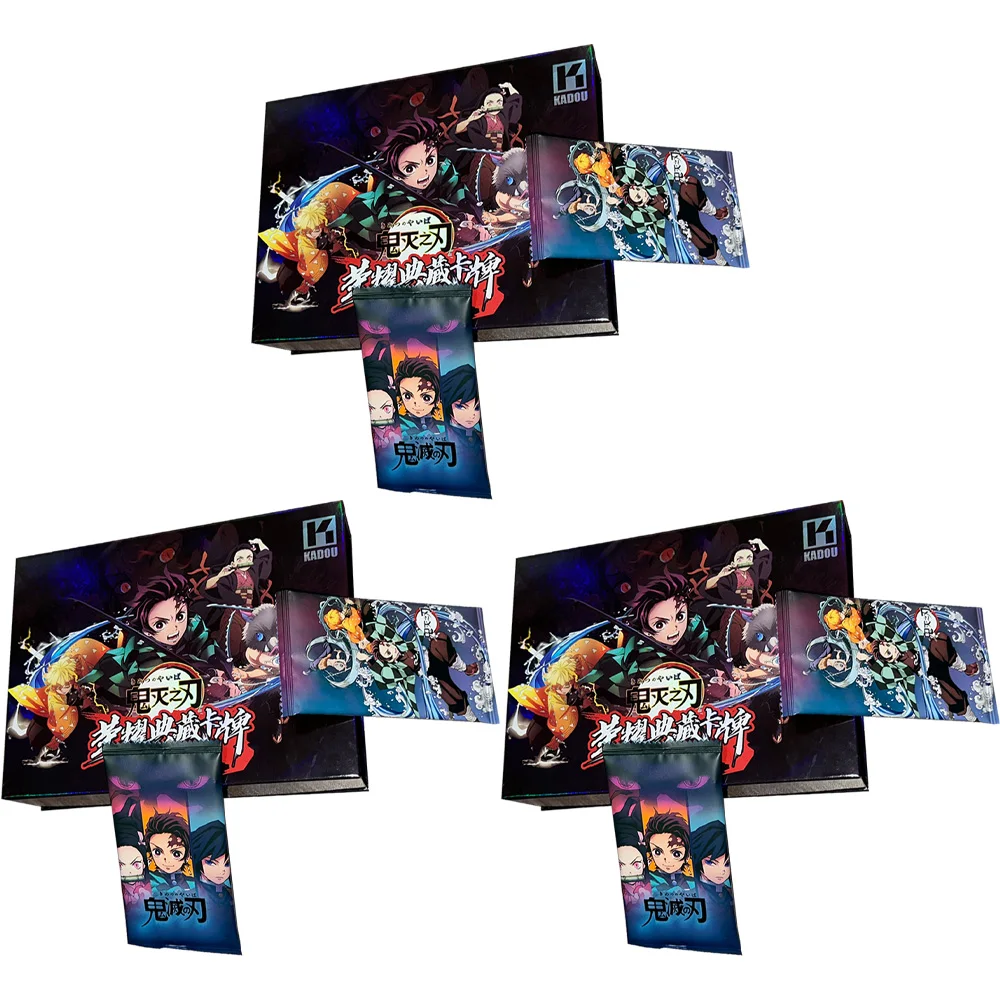 

Wholesale KADOU Demon Slayer Cards Anime Game Child Kimetsu No Yaiba Collectibles Birthday Hobby Gifts