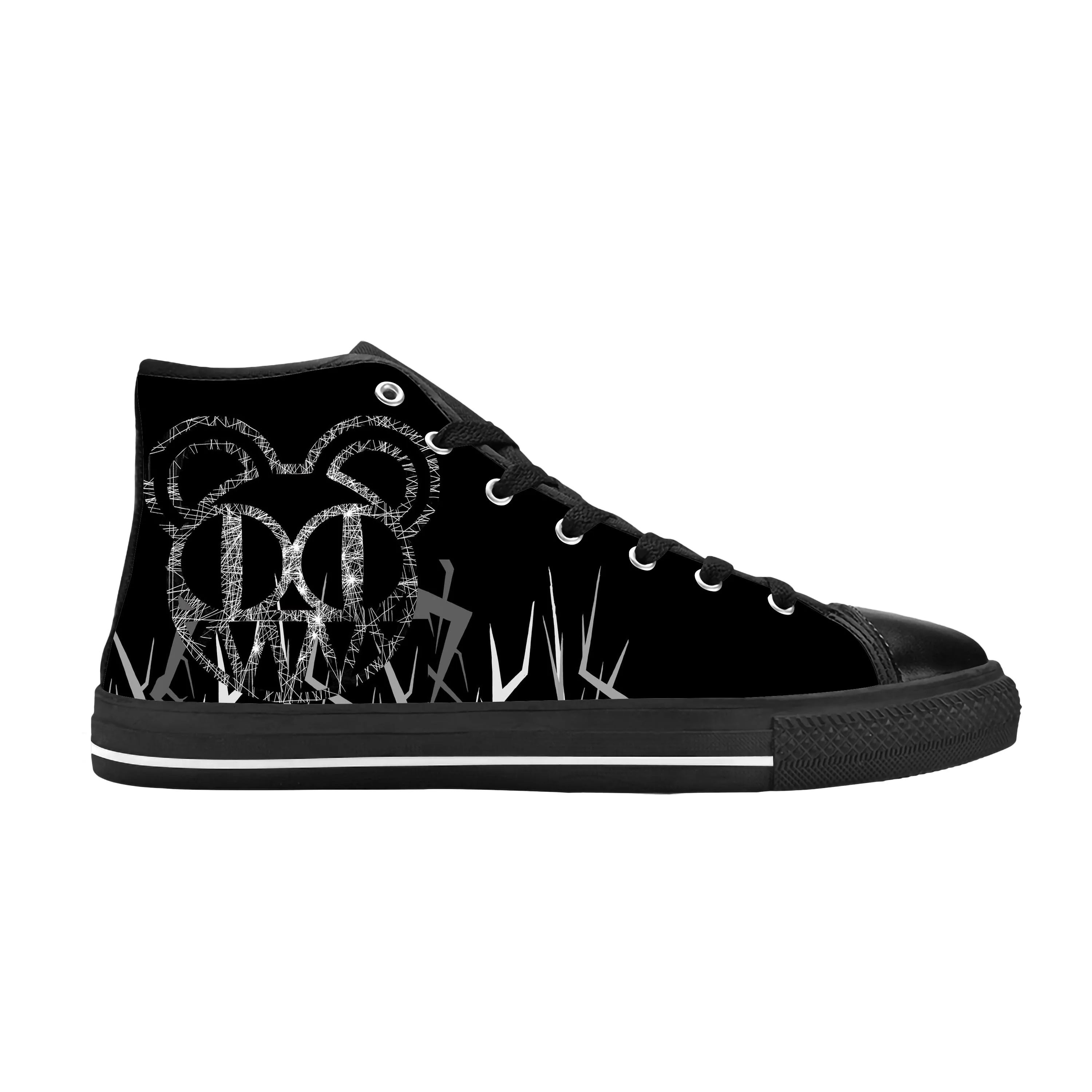 Radiohead Rock Band Music Singer Mouse Cool Funny Casual Cloth Shoes High Top Comfortable Breathable 3D Print Men Women Sneakers