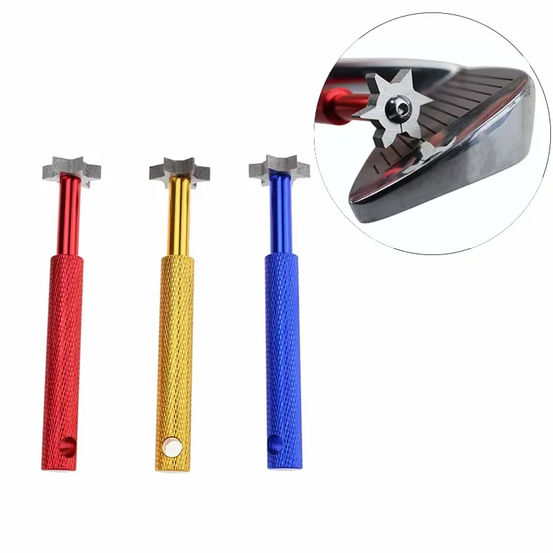 

Golf Club Grooving Sharpening Tool Golf Sharpener Head Strong Wedge Alloy Wedge Sharpening Cut Golf Accessories