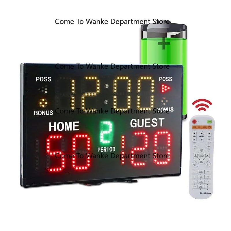 Electronic basketball scoreboard hot sale, scoreboard for boxing and ball games, LED portable scoreboard