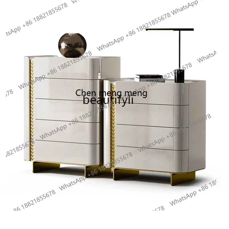 

xzchest of drawers Italian minimalist bedroom bedside storage chest of drawers designer chest of drawers