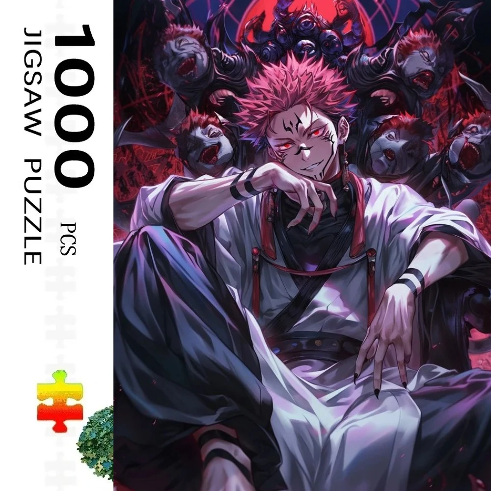 

500 PCS Jigsaw Puzzle, New for Jujutsu Kaisen Puzzles, Perfect for DIY Creative Fun with Family,Gift ,teasing Toy