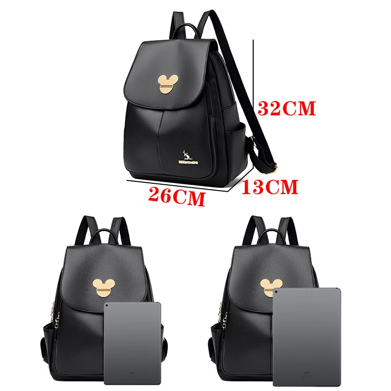 2024 High Quality Leather Large Capacity Shoulder Bag Luxury Brand Women’s Backpack Travel Backpack For Fashion Simplicity Girls