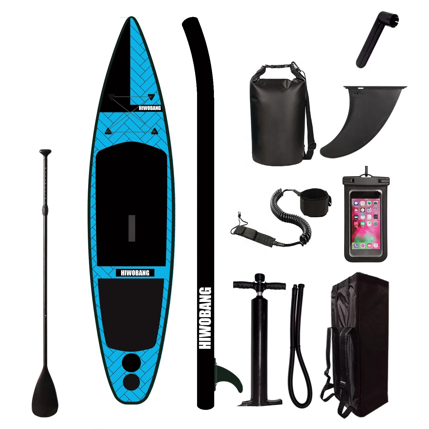 SUP inflável Stand Up Paddle Board disponível em uma variedade de cores