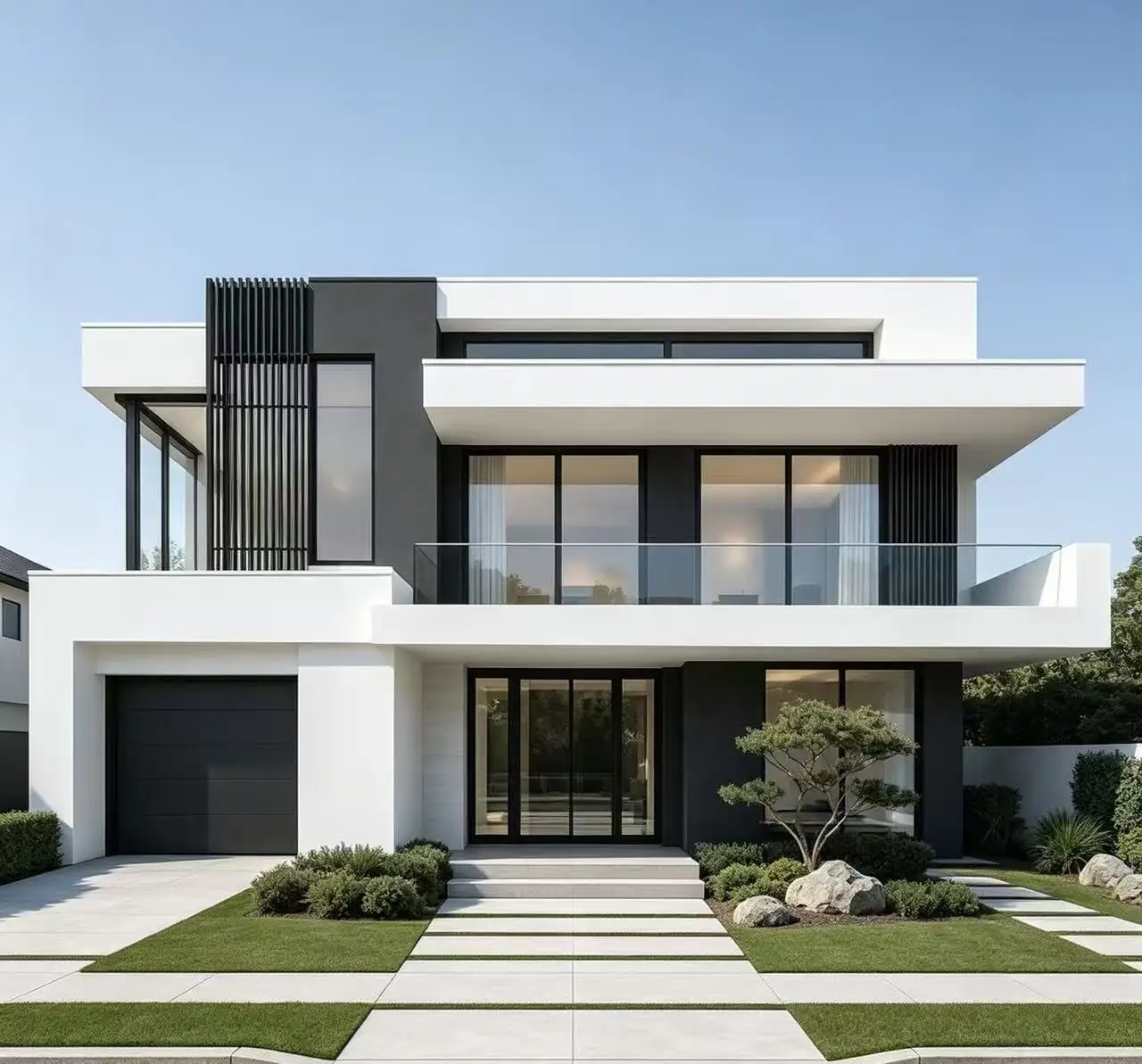 Luxury 2 Story Fast Install Light Steel Prefab House 4 Bedroom 2 Bath Apartment Villa Coastal Design
