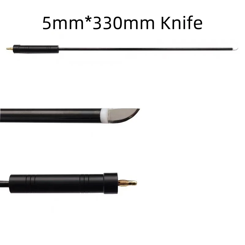 Монополярный электрод 5 мм * 330 мм, электрический L-крючок, нож, шпатель, шариковая игла, лапароскопия, лапароскопический инструмент