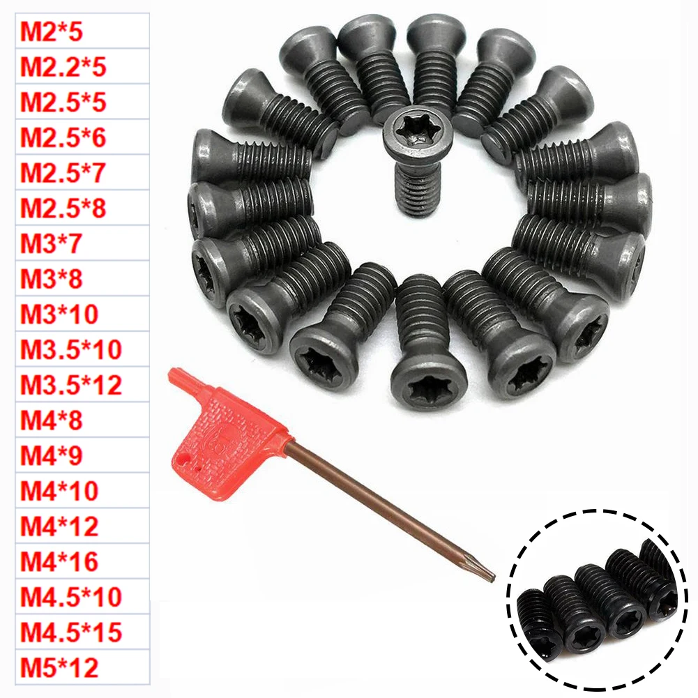 Torx Screws Carbide Inserts Changing CNC Lathe Tools M2 M2.5.5 M5 Screw Lathe Tool High-quality Materials