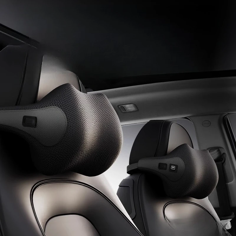 وسادة ذاكرة المقعد من القطن للعمود الفقري العنقي وسادة عنق الرحم ومسند رأس السيارة وسادة الرقبة ومسند الخصر