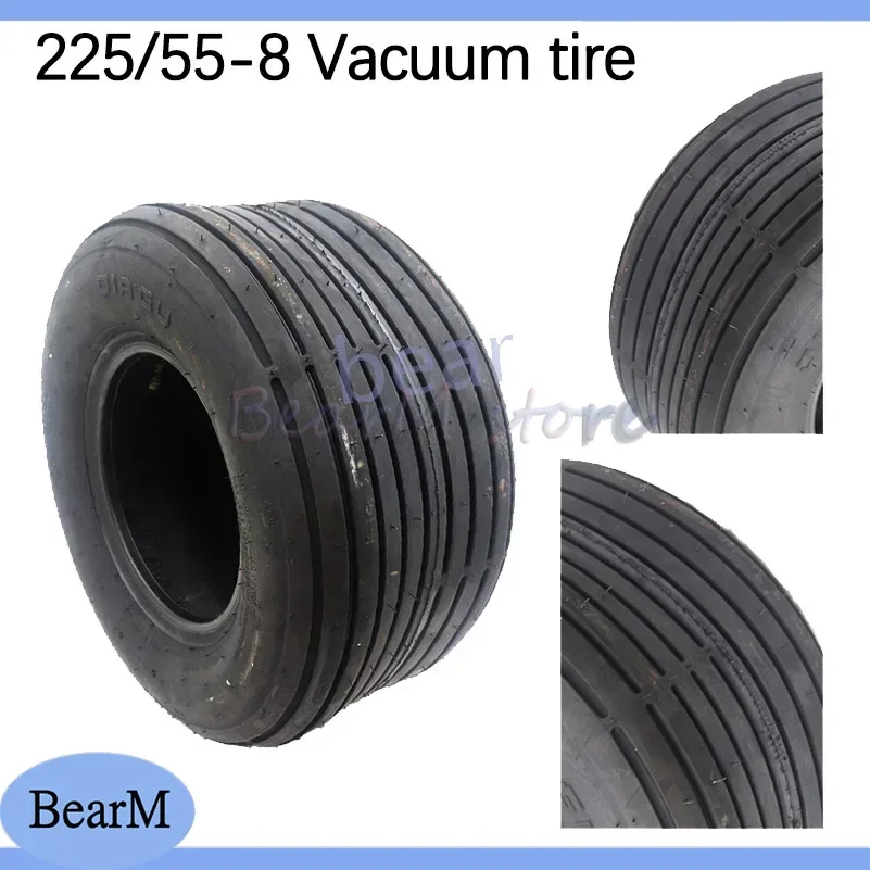 High quality rubber 225/55-8 Vacuum Tire 4PR Electric Scooter Vacuum Tires For Harley Chinese Bike