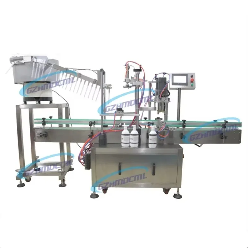 Spray Pump Crown Stelvin Lid Capping Machine