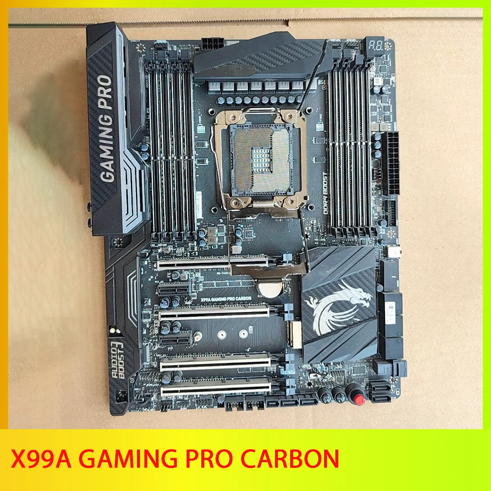 

Материнская плата MSI LGA 2011 V3 DDR4 для Intel X99A X99M SATA III PCI-E X16 X99A GAMING PRO CARBON