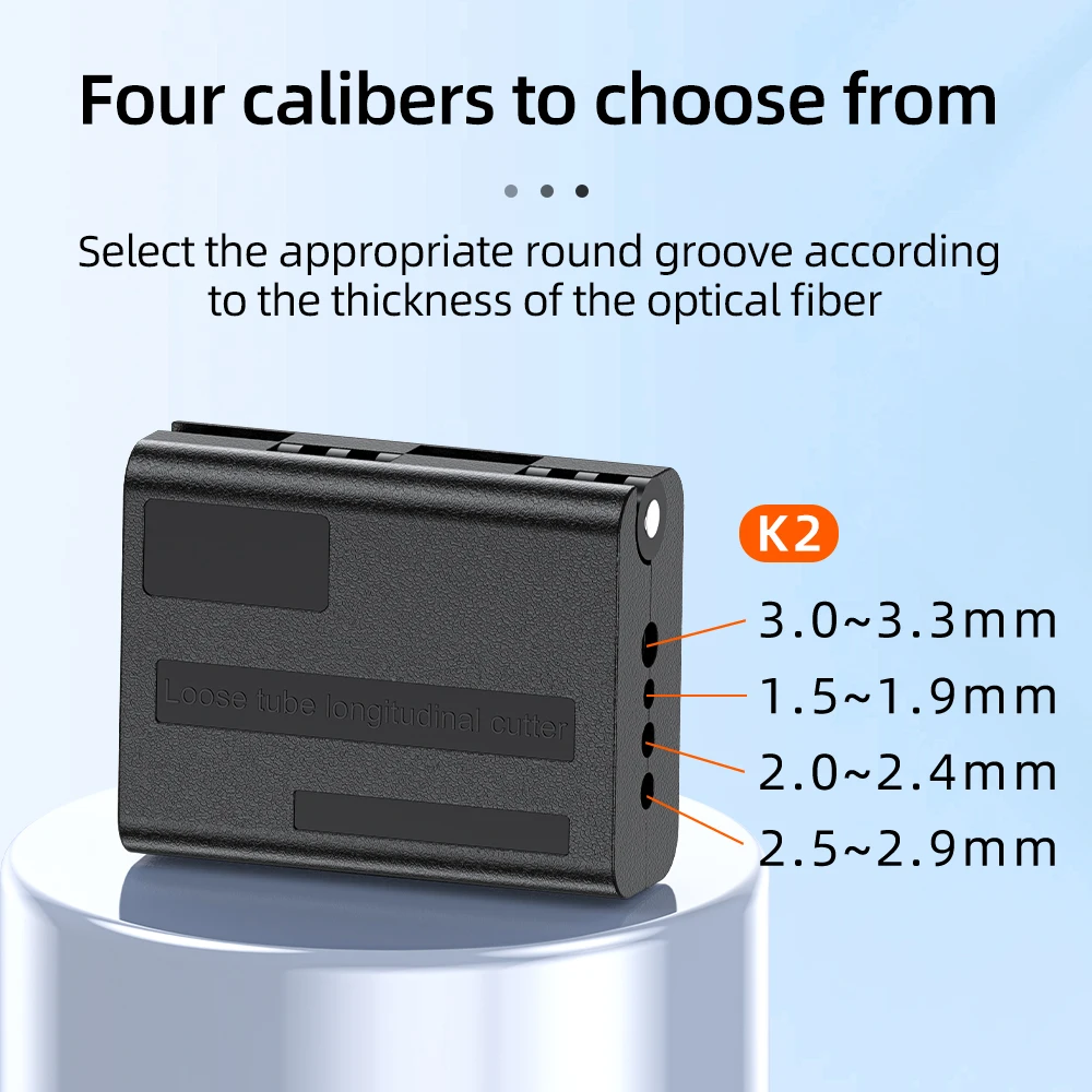 K1/A-09 Fiber Optic Longitudinal Bundle Tube Stripper 1.5-33mm Slitter Single-core/Ribbon-shaped Cable Center Pipe Stripping