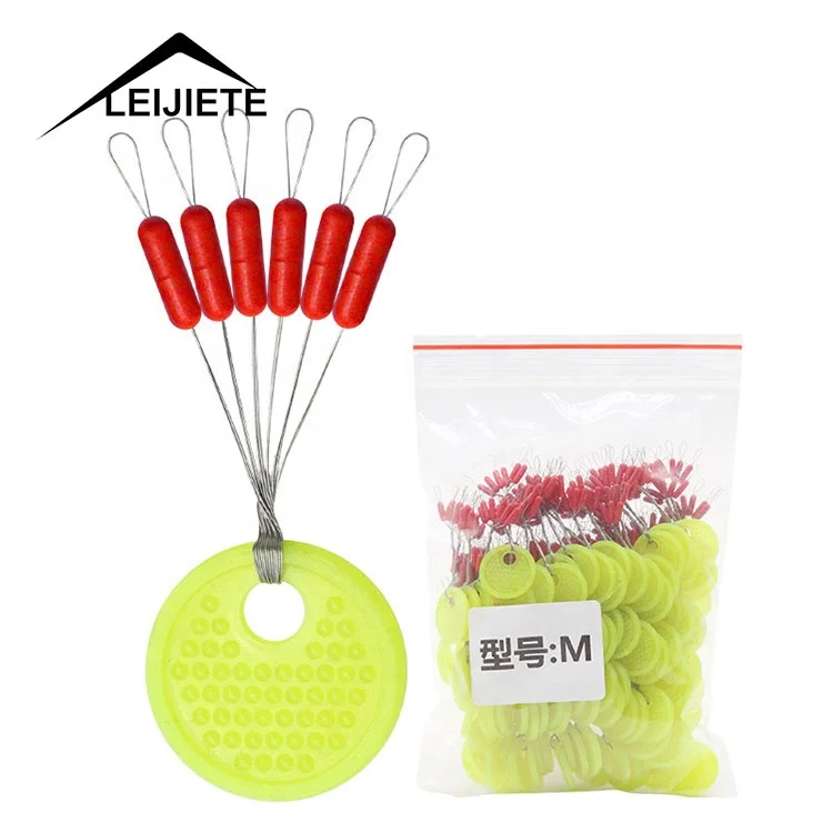 TK08 Location Memory Carp Rubber Stopper Fishing Equipment Cradle Flat Float Stops Space Beans