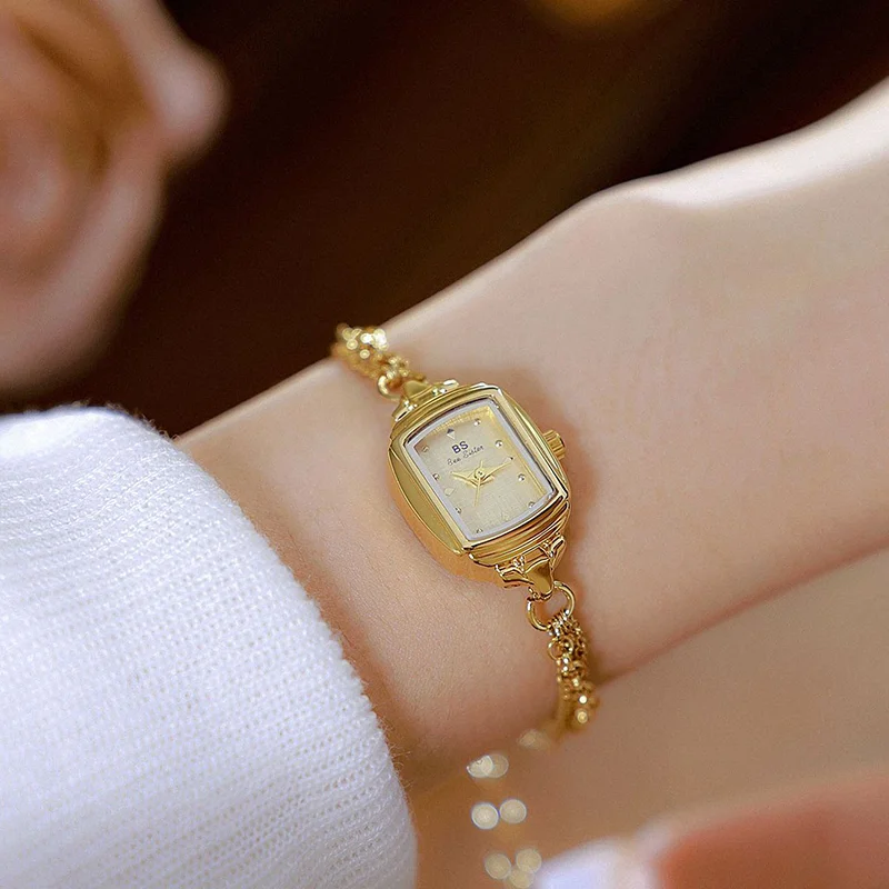 2025 NEW Luxury Women's Watches Waterproof Square Dial Ladies' Watches High End Retro Bracelet Dress Watch Gifts