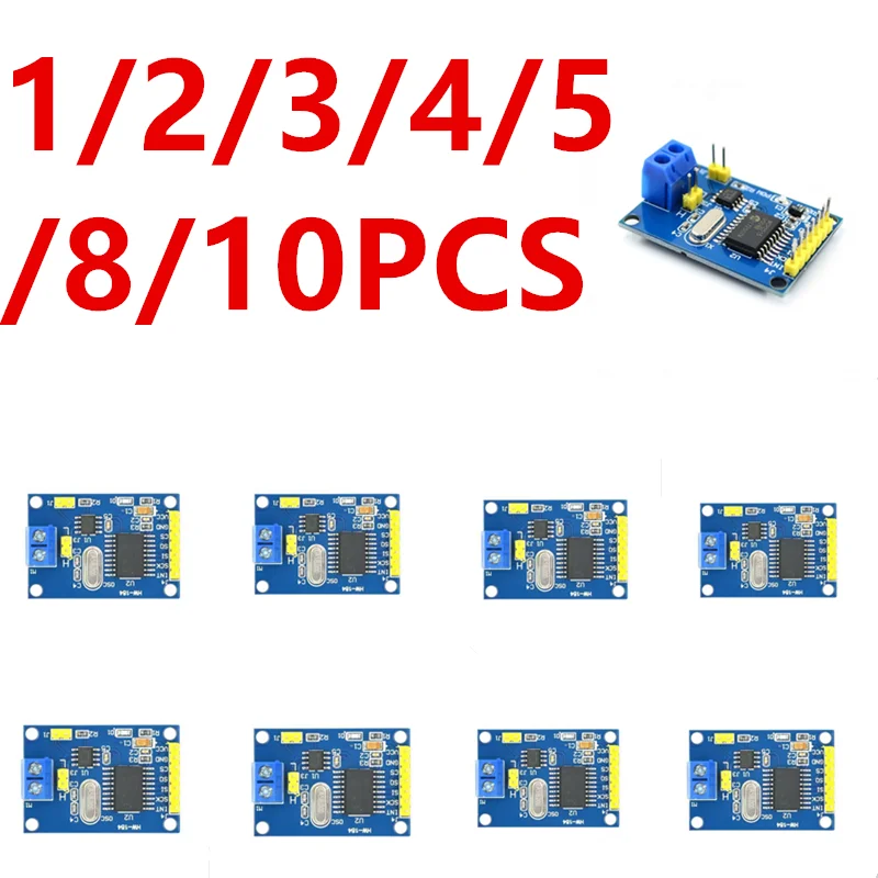 1-10PCS MCP2515 CAN Bus Module TJA1050 Receiver SPI For 51 MCU ARM Controller