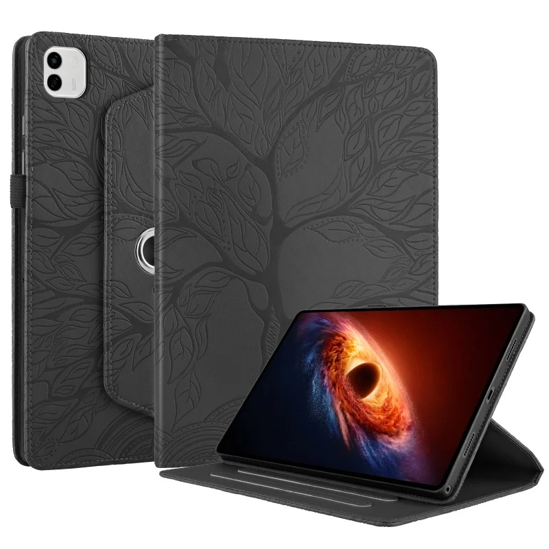 Funda for Honor Magic Pad 4 Case Embossed 360 Rotating PU Leather Tablet Coque for Honor Magicpad 4 12.3 inch 2026 Case Cover