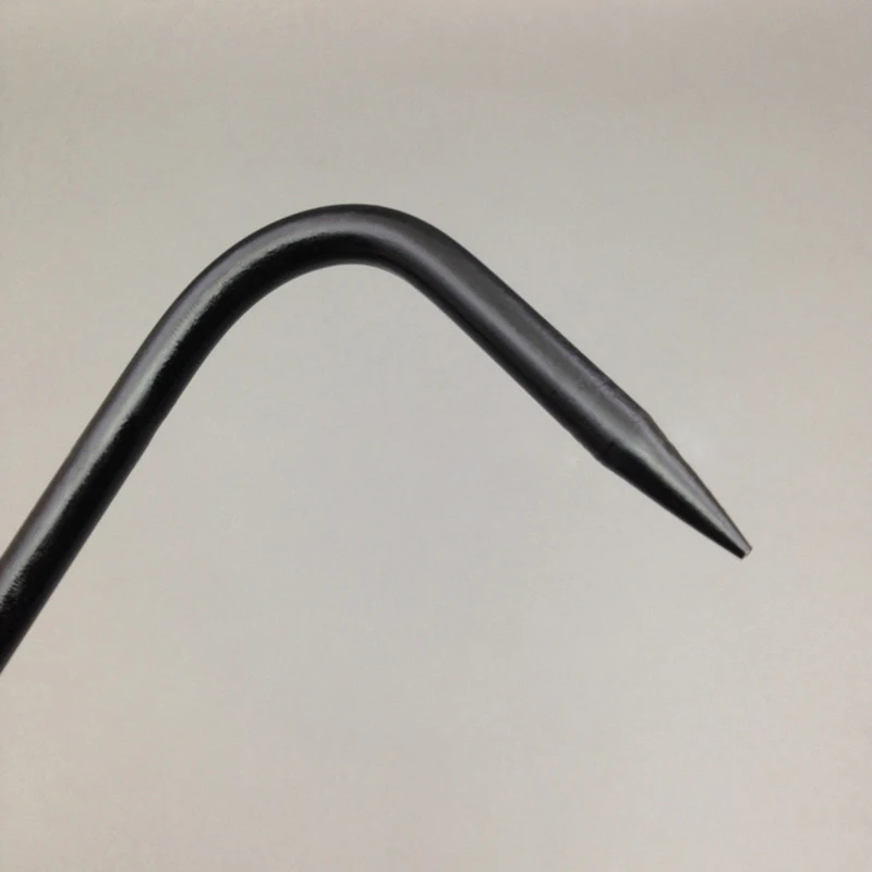 

21.5cm Firm Carbon Steel Bonsai Tools Hook Wooden Handle Durable Grass Hook Robust Grass Root Hook